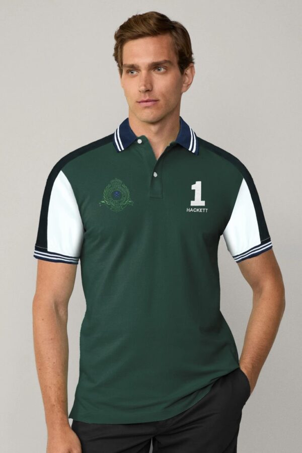 Hackett London Short Sleeve Multi Color Polo Shirt
