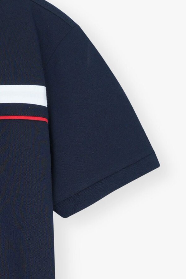 Tommy Slim Fit Embroidered Stripe Polo - Image 2