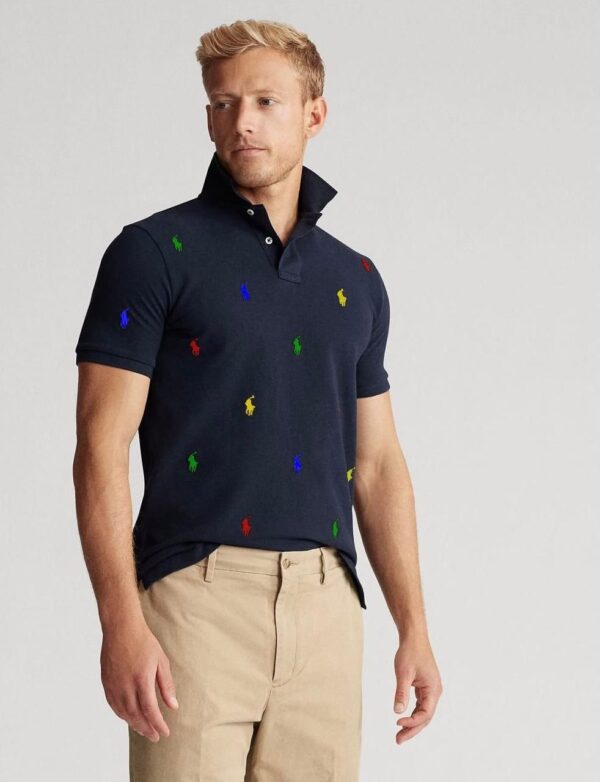 ALL OVER SMALL PONY POLO SHIRT