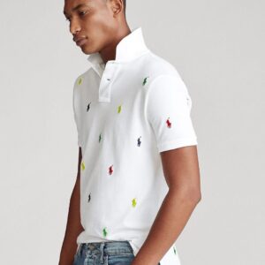 ALL OVER SMALL PONY POLO SHIRT