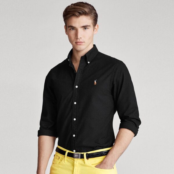 RL Slim Fit Oxford Cotton Button Down Shirts - Image 2