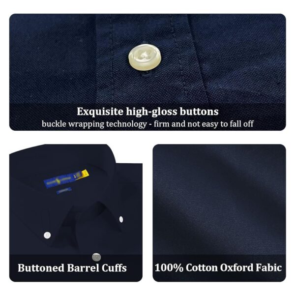 RL Slim Fit Oxford Cotton Button Down Shirts - Image 4