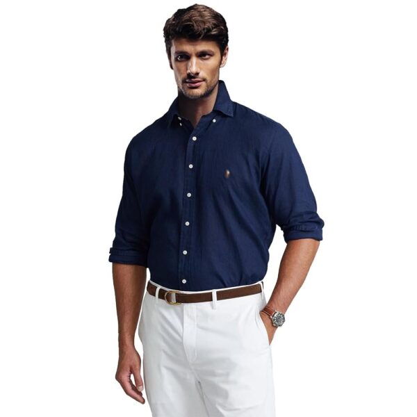 RL Slim Fit Oxford Cotton Button Down Shirts