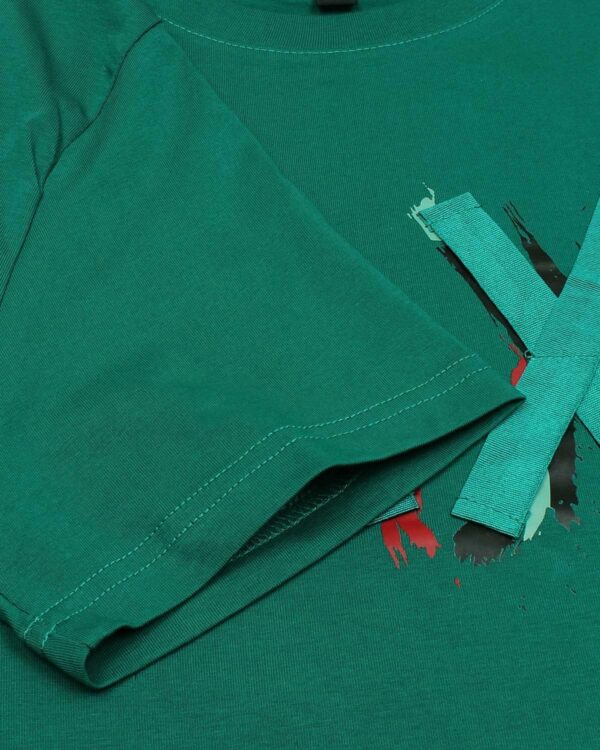 Premium A-X Designer Men Tee - Green - Image 4