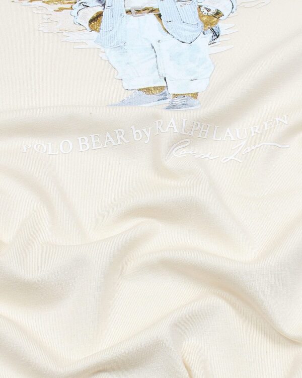 Exclusive R/L Men Bear Tee - Off White - Image 3