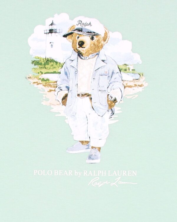 Exclusive R/L Men Bear Tee - C Green - Image 5
