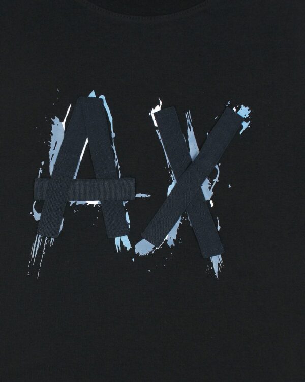 Premium A-X Designer Men Tee - Black - Image 2