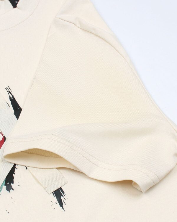 Premium A-X Designer Men Tee - Off White - Image 3