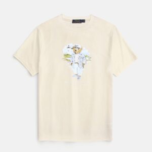Exclusive R/L Men Bear Tee - Off White