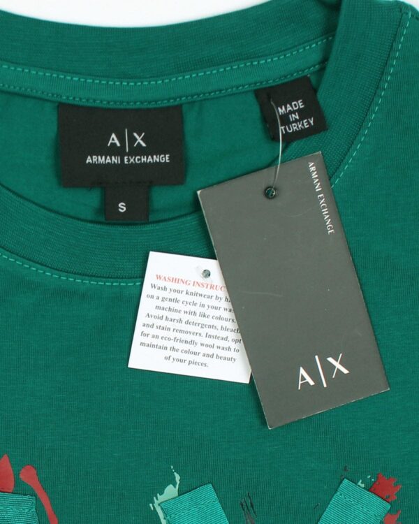 Premium A-X Designer Men Tee - Green - Image 3