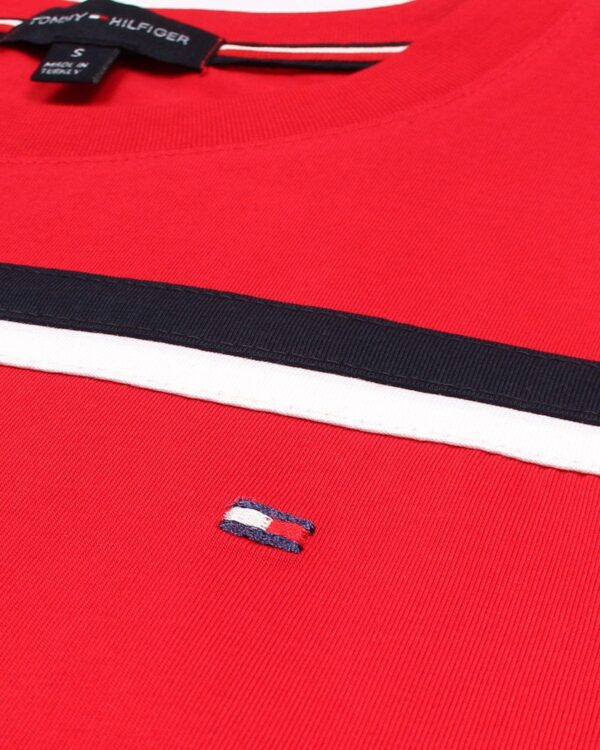 Exclusive Tommy Panel Men Tee - Red - Image 5