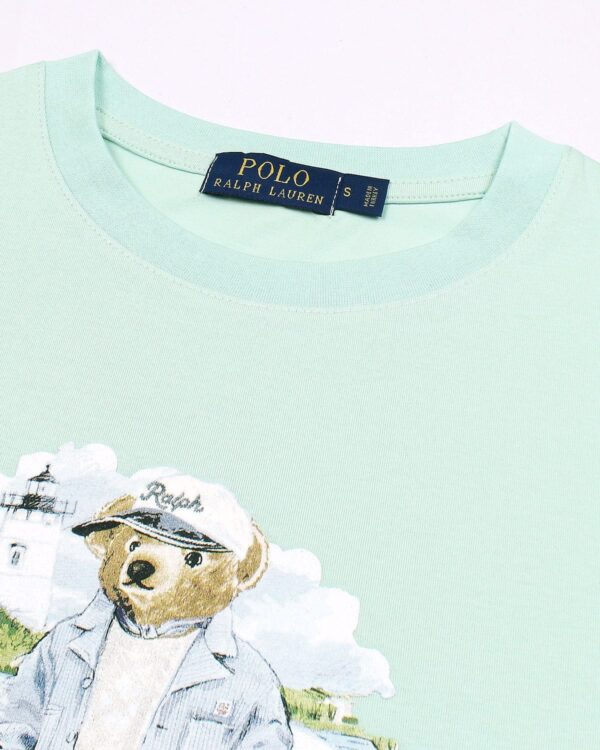 Exclusive R/L Men Bear Tee - C Green - Image 6