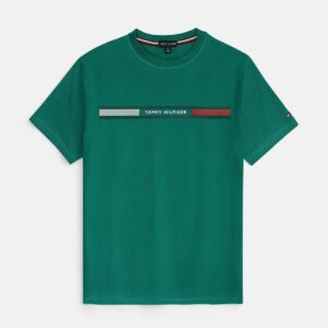 Premium Tommy High Men Tee - Green