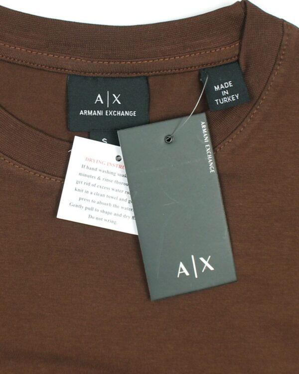 Premium A/X Patchina Men Tee - Brown - Image 3