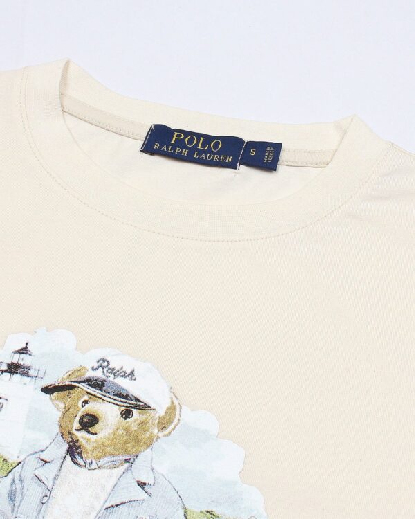 Exclusive R/L Men Bear Tee - Off White - Image 5