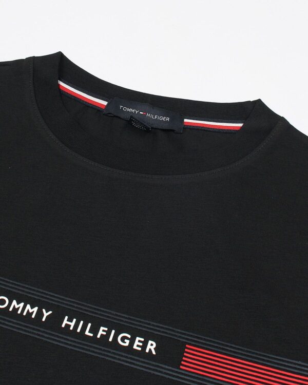 Premium Tommy High Men Tee - Black - Image 4