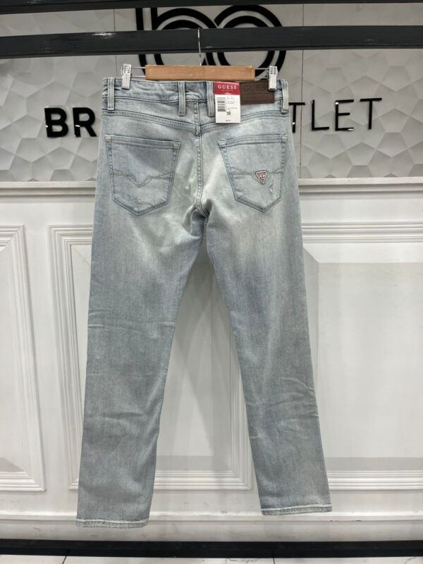 Faded Effect Straight Jeans - Image 2