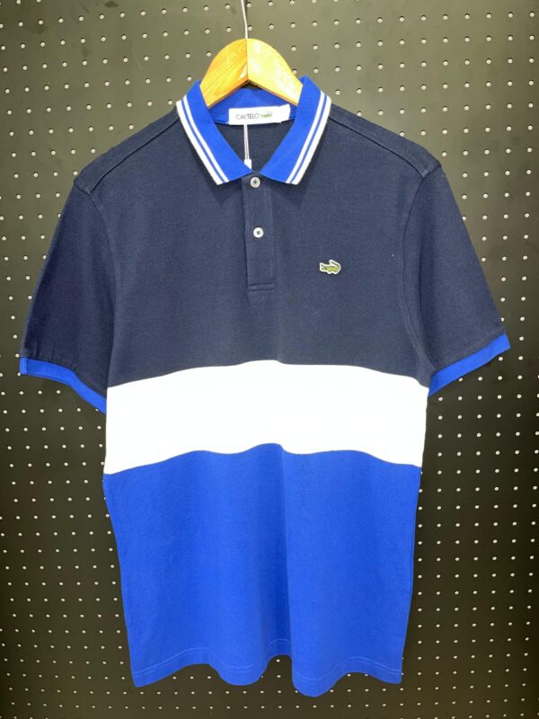 Multi Colour-Block Regular Fit Polo Shirt