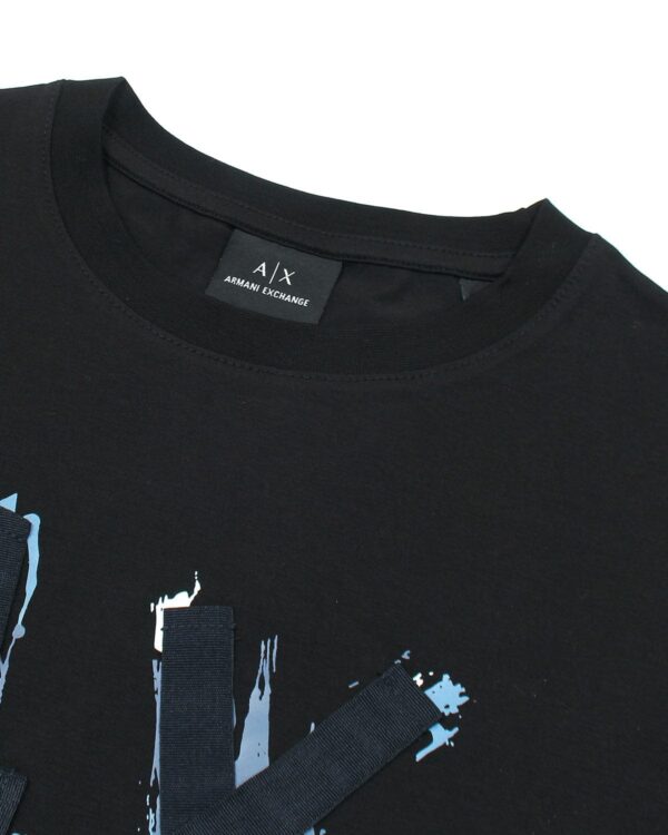 Premium A-X Designer Men Tee - Black - Image 5