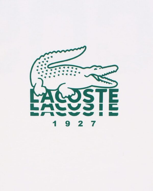 Lac. Men's Oversized Graphic Logo T-Shirt – White - Image 3