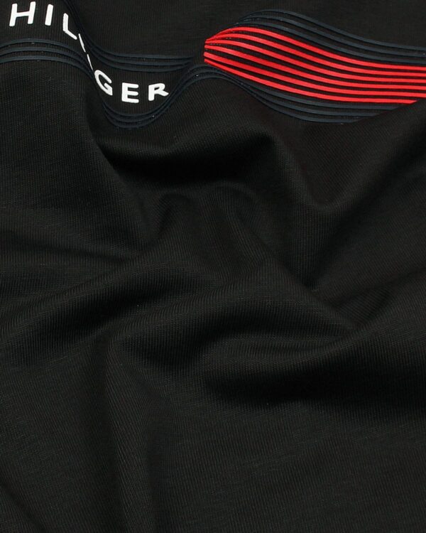 Premium Tommy High Men Tee - Black - Image 2