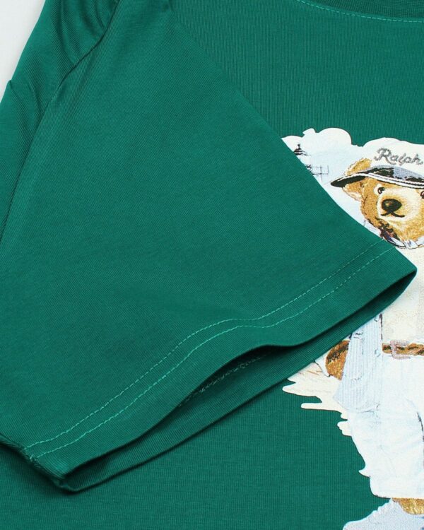 Exclusive R/L Men Bear Tee - Green - Image 7