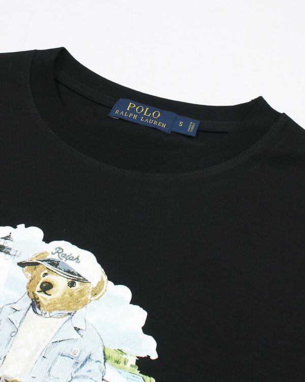Exclusive R/L Men Bear Tee - Black - Image 2