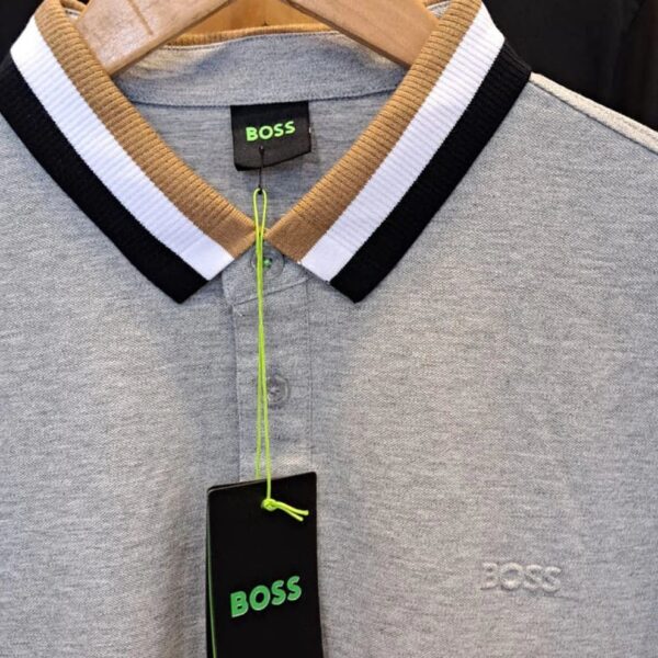 BOSS PIQUE COTTON PADDY POLO SHIRT - Image 2
