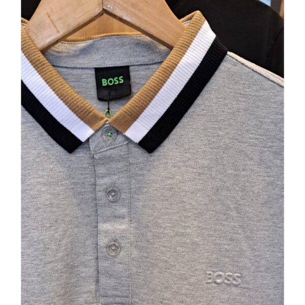 BOSS PIQUE COTTON PADDY POLO SHIRT - Image 4