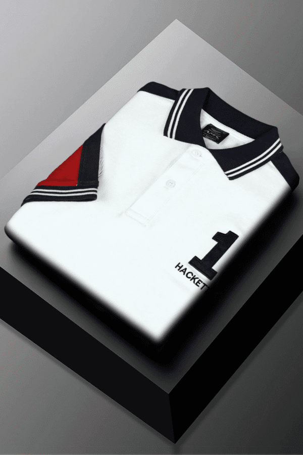 Hackett London Short Sleeve Multi Color Polo Shirt - Image 2