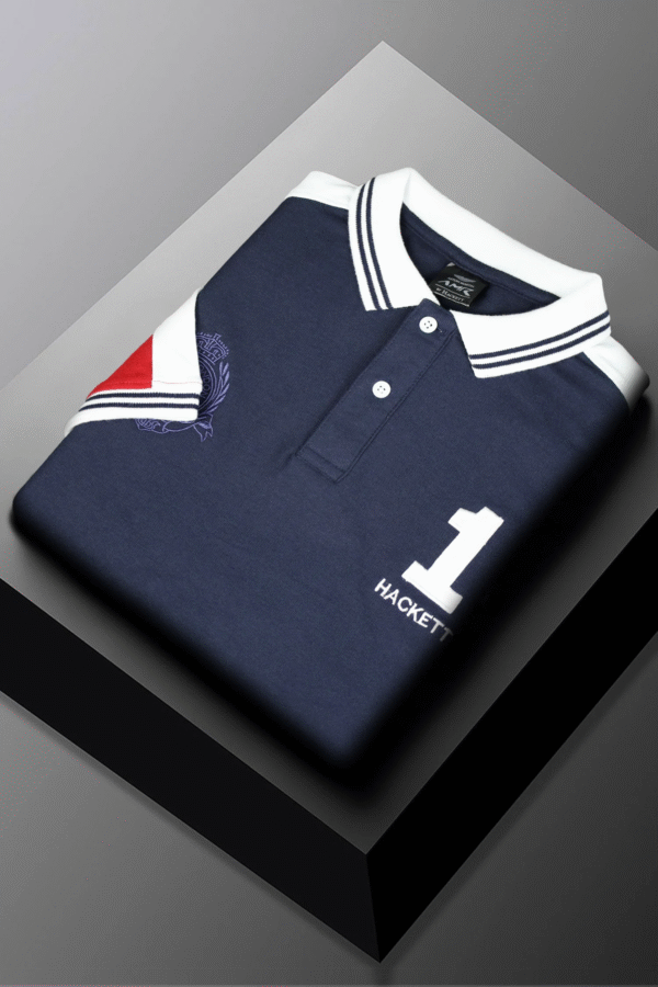 Hackett London Short Sleeve Multi  Color Polo Shirt - Image 2