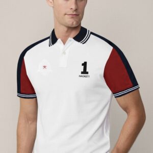 Hackett London Short Sleeve Multi Color Polo Shirt