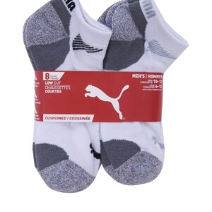 PUMA  Sports Men's Low ankle Socks 6 Pack (White)