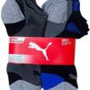 PUMA Sports Men’s Low ankle Socks 6 Pack ( Black )