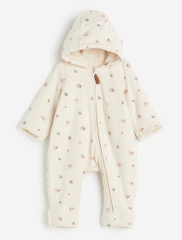 Hooded all-in-one suit