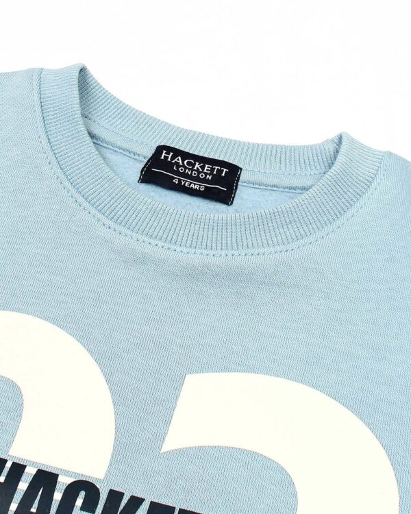 Kids HKT Car Sweat - Sky Blue - Image 3
