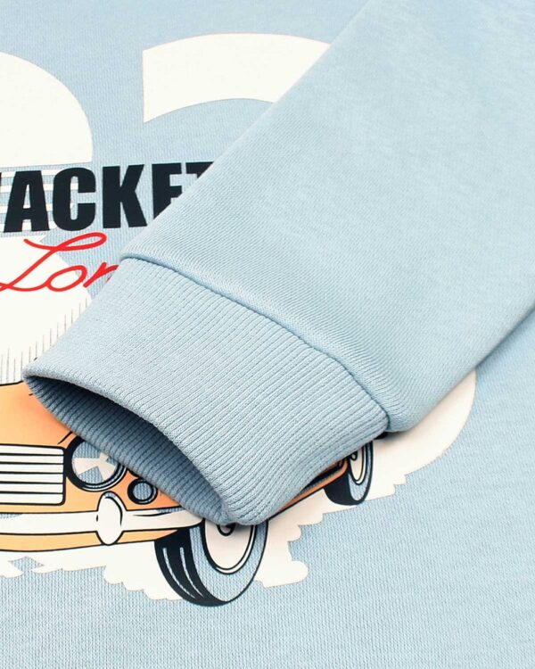 Kids HKT Car Sweat - Sky Blue - Image 6