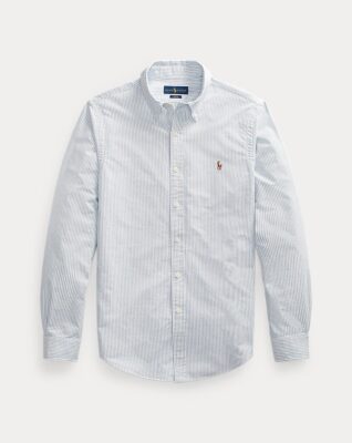 Slim Fit Striped Oxford Shirt