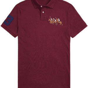 Custom Slim Fit Triple-Pony Polo Shirt