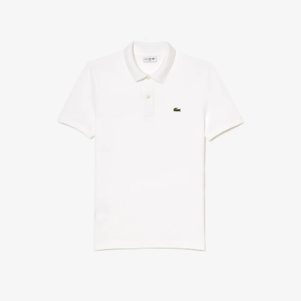 Lacoste White Men's Slim Fit Polo Shirts - Image 2