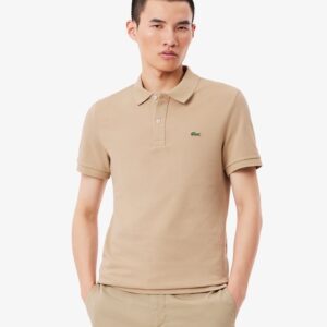 Lacoste Beige Men’s Slim Fit Polo Shirts