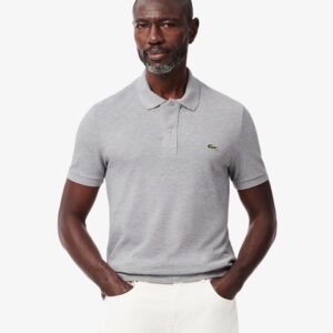 Lacoste Grey Men’s Slim Fit Polo Shirts