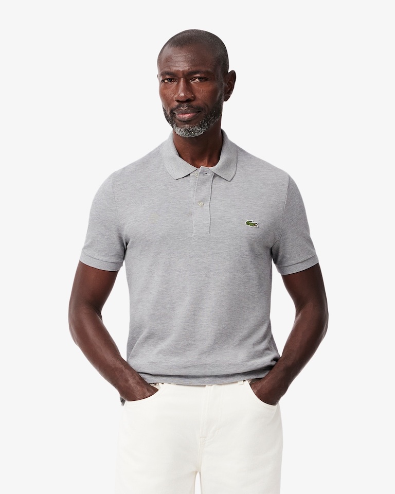 Lacoste Grey Men’s Slim Fit Polo Shirts