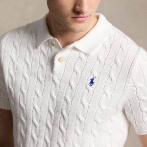 Ralph Lauren Cable -Knit Polo Shirt