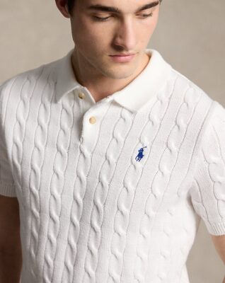 Ralph Lauren Cable -Knit Polo Shirt